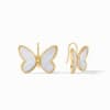 Gold Papillion Earring with Mother of Pearl finish. 

Discover the art of