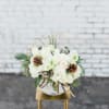 Stunning ivory mix of christmas and holiday greens! Perfect for the holiday