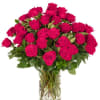 Our classic 3 dozen hot pink roses are designed with long-stem roses