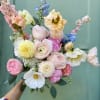 Ethereal, poetic hand tied bouquet of dreams. As light as clouds and
