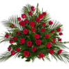 Red roses are elegant funeral flowers fit to honor someone truly special.