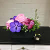 Dimensions:  9H x 10L x 3W  Classic Japanese Ranunculus with