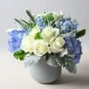Blue Beauty bouquet is a simple modern designed bouquet. Filled with fresh
