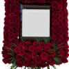 XXL picture frame . Red roses . Picture Frame must be dropped