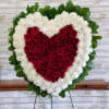 Make a strong, stylish statement of love with this beautiful heart-shaped wreath.