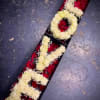 L.O.V.E  BEAUTIFULLY CRAFTED IN 2 FLORAL BOXES WILL SURELY WOW YOU