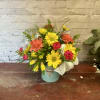 Turquoise nurse mug with a bright mix of flowers for nurse hero