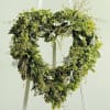 HARD OPEN HEART  FOLIAGE ROMA FLORIST