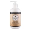 Bottle of vanilla bean goat milk body lotion with pump dispenser