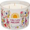 Vanilla scented 14oz candle with a 30 hr burn time.