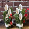 Traditional Japanese Kadomatsu known as Gate Pine門松 hand crafted by Flower Fair.