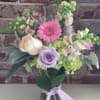 Vased Arrangement in a Soft Vintage Palette