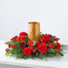 Lantern base centerpiece comes with a mini votive candle size shown is