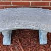 CEMENT BENCH WITH A WIDTH OF 27 INCHES