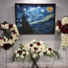 A ceremonial tribute that speaks with quiet dignity, this funeral flower arrangement
