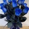 This unique arrangement is simple and eye catching. Tastefully arranged in an