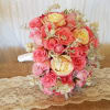 Lovely pink tones with a hint of grays for a sweet display.