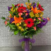 A summery, colorful arrangement to impress a special person.  