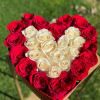 30 rose heart box.