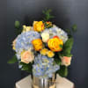 Lets bring home this arrangement to celebrate the birth of your new