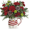Whether filled with festive flowers for Christmas or hot cocoa in the