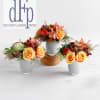 Large Table ? get our trio of centerpieces. Premium Fall Flowers, call