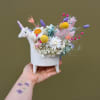 Perhaps the cutest and most colorful little unicorn you ever did see!