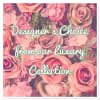 Pink rose floral background with text overlay