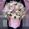 Beautiful pastels in our light pink mini box
