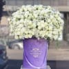 Fresh Spray Rose Mix in a Lavender Velvet Box