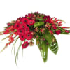 This casket spray is respectful and beautiful for a sympathetic occasion. The