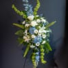 A graceful tribute in shades of peace and remembrance, this Blue &amp;