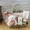 Make Anytime Martini Time! 

Basket Contains:
- Designer Style Martini Decor
- Martini &amp;