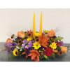 Duke City Floral Traditional Autumn Centerpiece. Product ID: GTC18
