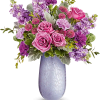 Capture Mom's heart with Teleflora's Vivi vase, crafted from hand-blown art glass