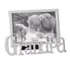 Silver photo frame with the word Grandpa across the bottom