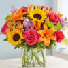 sunflowers,lulys,roses,stock 