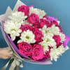 white margaritas and roses hot pink 