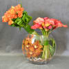 Make that person happy, with this vase with spray roses, calla lilies