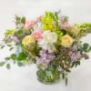 A custom designed arrangement by Fairbanks Florist. Your arrangement will be designed