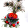 Gorgeous floral birthday cake made custom by the owner of Fairbanks Florist