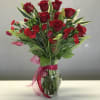 A dozen Red Roses Revamp! Playful tulips, cute carnations, and funky ferns