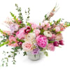 Love Story an elegant pretty pink blush and purple bouquet that come