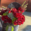 Red assortment of flowers 