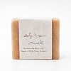 White boxed gift set with two amber candles