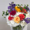 White hydrangea with our freshest brightest blooms 