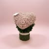A breathtaking expression of everlasting love, the Blush Rose Heart Tribute is