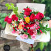 (Vase is not included, flowers are wrapped in water pocket for longer