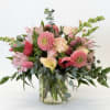 A lush, romantic bouquet that reads like a springtime garden-Amelia is a