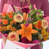 A fiery, glowing bouquet